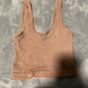 UO OUT from Under Olive Green Crop Tank